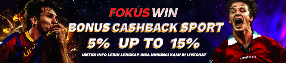 BONUS CASHBACK SPORTBOOK UP TO 15%